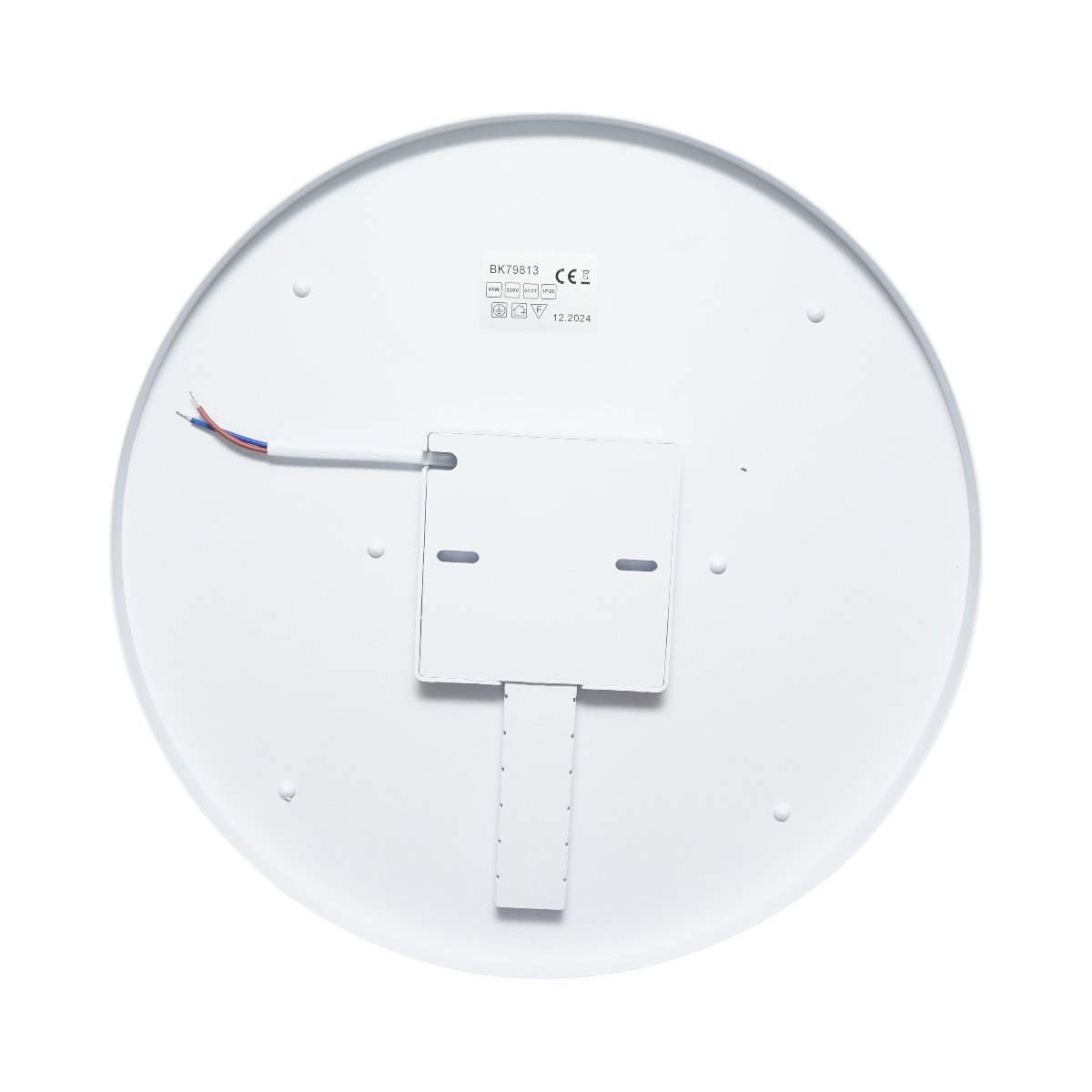 Plafoniera LED 48W, 220V, lumina reglabila 3CCT 3000K/4000K/6500K, corp rotund 300x40mm IP20
